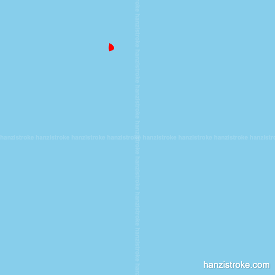 貌 stroke order gif