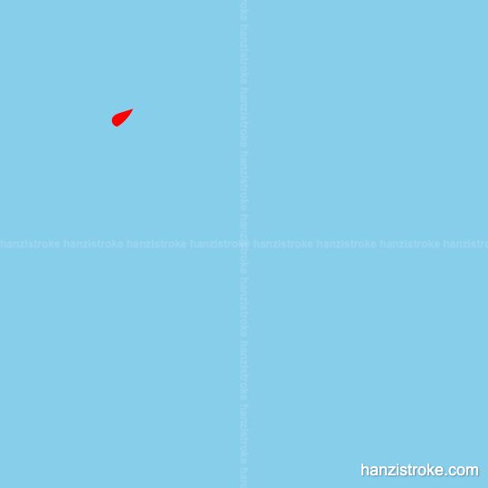 防 stroke order gif