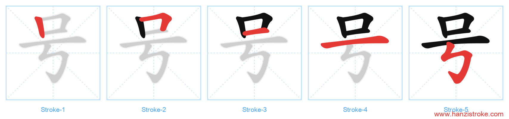 号 stroke order diagram